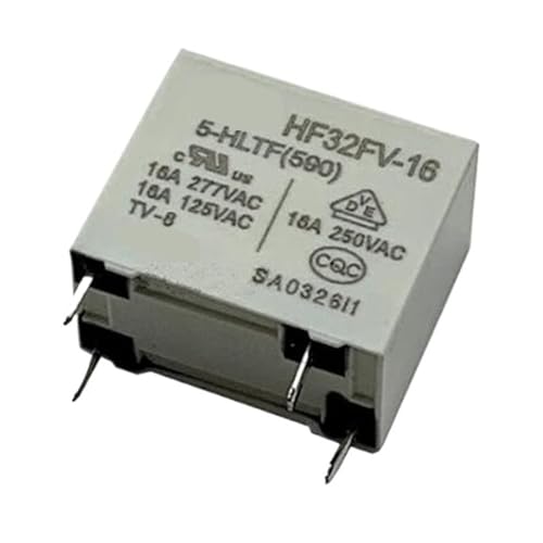 Relais HF32FV-16 5-HLTF(590) 16A à forte capacité de commutation 5V DCV5 lot de 10