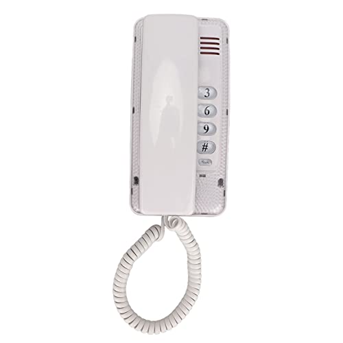 Teléfono con cable ciciglow KXT‐438 blanco para pared miniatura 3