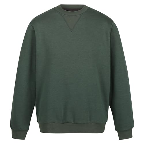 Regatta Professional Mens Pro Crewneck Sweatshirts Sweater, Dark Green, 3XL UK