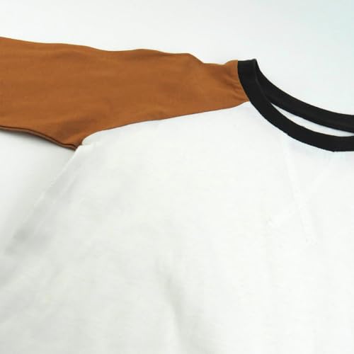 HonestBaby 3-Pack Long Sleeve Baseball Raglan T-Shirt 100% Organic Cotton for Toddler, Infant Baby Boys4