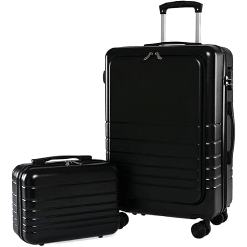 2 Piece Luggage Sets Hardside Suitcase with Spinner Wheels Durable Travel Luggage Carry On ABS+PC Spinner Trolley