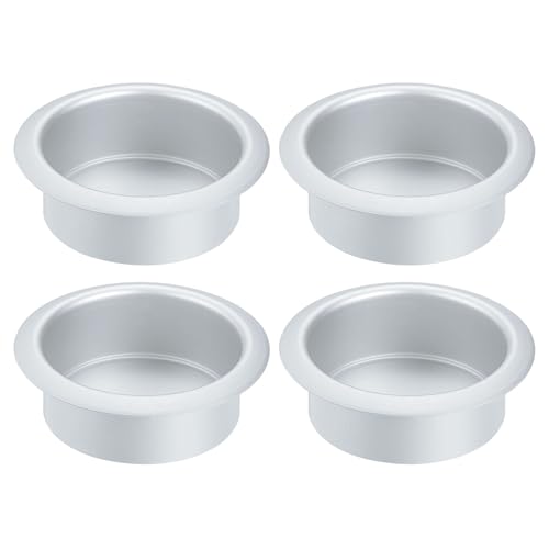 uxcell Portavasos de aluminio insertable 4 piezas miniatura 1
