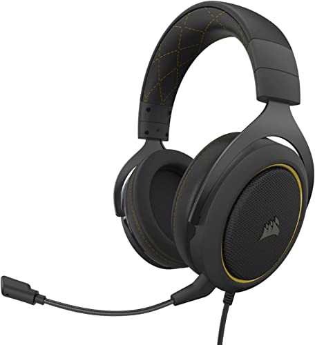 Amazon.co.jp: Corsair コルセア HS60 PRO SURROUND Yellow ゲーミング