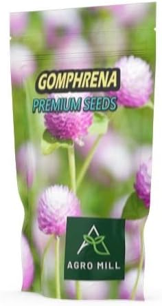 AGRO MILL GOMPHRENA/BACHELOR BUTTON/GLOBE AMARANTH FLOWER SEEDS-3