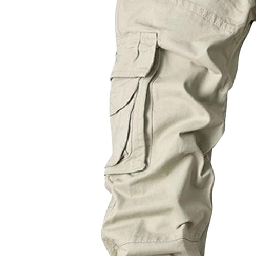 JEKE-DG Men's Outdoor Cargo Pants Casual Military Army Combat Work Trousers Ski Hiking Pants with 8 Pockets2