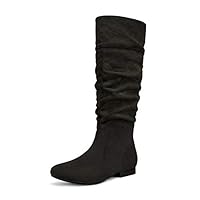 DREAM PAIRS Women's Knee High Pull On Fall Weather Winter Boots