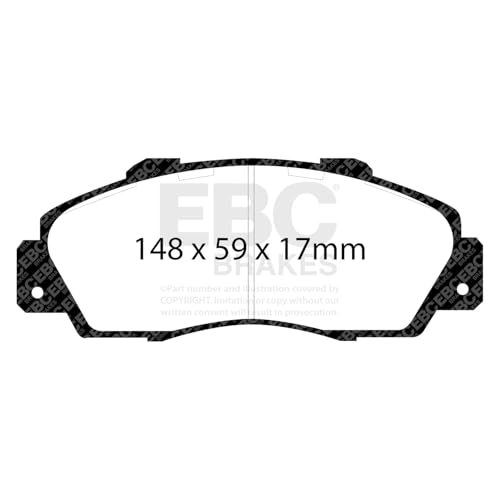 Image of EBC Brakes Redstuff 3000 Series Sport Brake Pad Set DP3872C to Fit ACURA,ROVER,HONDA