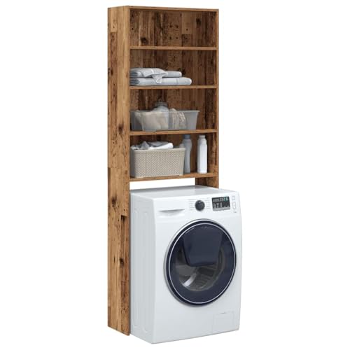 Générique Meuble pour Machine à Laver Vieux Bois...