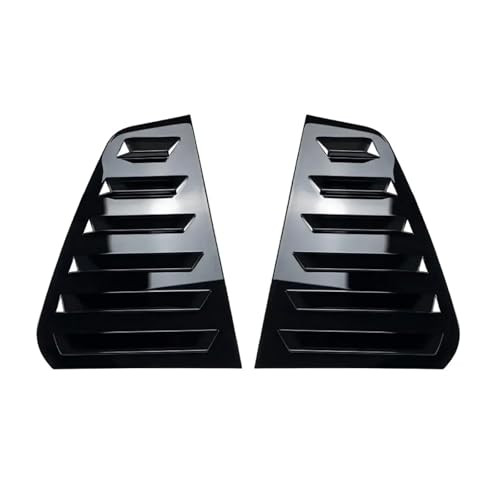 Spoiler arrière et persienne de fenêtre pour Golf 7.5 MK7 en noir brillant