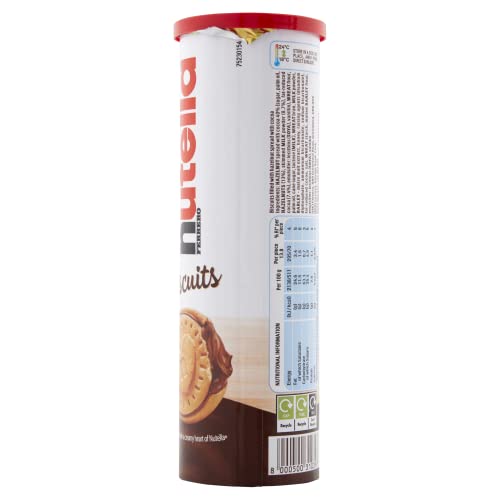 Nutella Biscuits Filled with Hazelnut Spread with Cocoa Tube, 5.86 oz ? 166 g. - Image 9 thumbnail