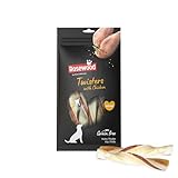 Rosewood Twisters Poulet Medium – Friandise à mâcher pour Chien, Peau de bœuf et Poul...