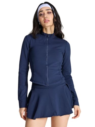 Image of CAVA Cotton Recovery Jacket for Women | High Neck, Contouring Fit & Curved Tail Hem | Soft Stretch Cotton