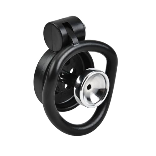 Chastity Cage for Men Funnel Pee Mop Penis Cage Sissy Chastity Devices BDSM Sex Male Cock Cage for Sexual Adult SM Sex Toys (C,Black)