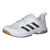 Schnürverschluss adidas Damen Ligra 7 Indoor Laufschuhe, FTWR White/core Black/FTWR White, 40 2/3 EU