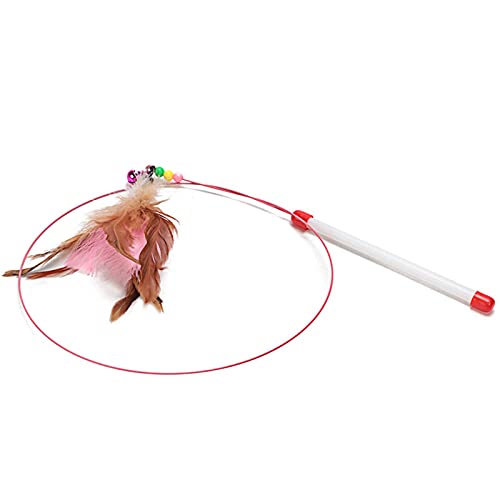 Washranp Bastone di Piume Interattivo Pieghevole