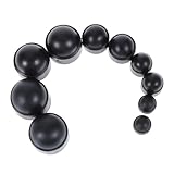 Mobestech 145 Stk. Teiliges Schraubenkappen Schwarze Kunststoff Muttern Bolzenschutzkappen...