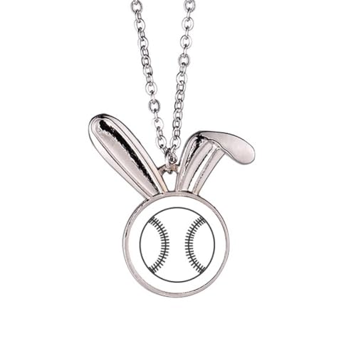 Collier lapin symbole de baseball, partagez la passion du sport en famille