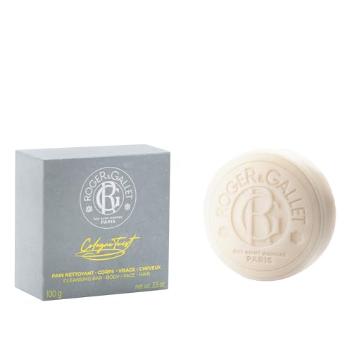 Roger&Gallet – Gel nettoyant 3 en 1 Cologne Twist 100g – Citron bergamote Bois de Cachemire – 94% d’Ingrédients d’Origine Naturelle (Lot de 2)