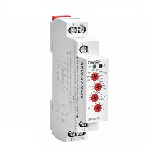 Relais GRV8-05 AC220V-460V boîtier robuste haute précision