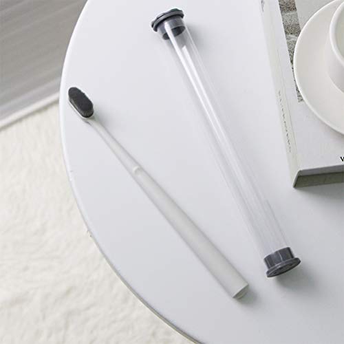 EXCEART 10Pcs Erwachsene Zahnbürste Extra Saubere Zahnbürste Vollkopf Weiche Tragbare Einrohr- für Reisen im Freien Camping (Zufällige Farbe) – Bild 3