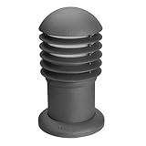 Serie THE ONE 2015 - Outdoor OUTDOOR Leds C4 Beacon - Baliza Luminosa pequeña (Aluminio y policarbonato Transparente Satinado), Color Gris
