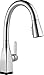 Delta Faucet Mateo Touch Kitchen Faucet Chrome, Chrome Kitchen Faucets with Pull Down Sprayer, Kitchen Sink Faucet, Touch Faucet for Kitchen Sink, Delta Touch2O Technology, Chrome 9183T-DST