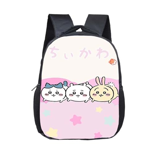 ISaikoy Anime Chiikawa Backpack Hachiware Daypack Bookbag Daypack Laptop Bag School Bag 14