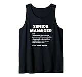 senior manager - dizionario divertente definizione canotta