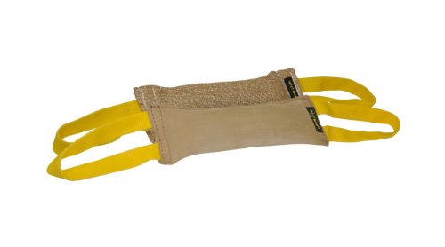 Dean & Tyler Bundle of 2 Tugs for Pets, Jute and Leather, 12-Inch by 4-Inch