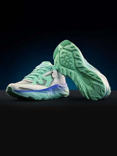 Image of The Souled Store MACH Men and Boys Lace Up Running Technical Trainer Ripstop Base Cushioned Insole Rubber Outsole Tie Up Closure Lightweight Sporty Casual Sneakers