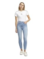 Calvin Klein Jeans Women's High Rise Super Skinny Ankle Jeans, Denim Light, 24 NI