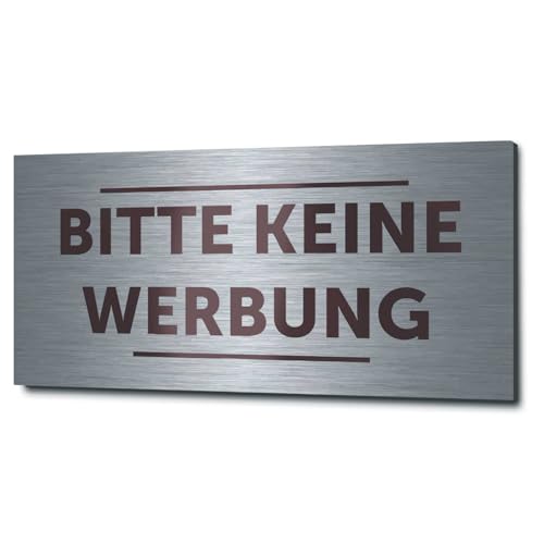 Gravurzeile GZ-13347 Türschild Edelstahl 1mm