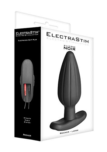 Electrastim Noir Rocker Electro Butt Plug Black Large #TOP7