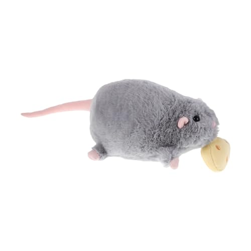 Souris en peluche Vaguelly à ficelle miniature réaliste pour enfant