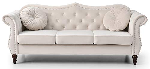 Glory Furniture Hollywood Sofas, Ivory #TOP2