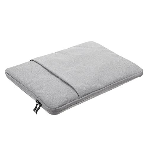 Funda para ordenador portátil de poliéster resistente y lana con bolsillo extra para transporte