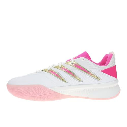 Image of adidas Mens Dame Certified 3 Basketball Sneakers Shoes Casual - White