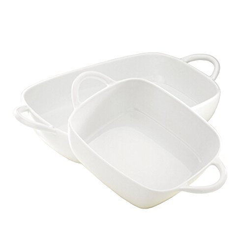 Pillivuyt Eden Lasagne Baker Rectangular, 14.75 x 9.75 Inches, 3.5 Quart Capacity