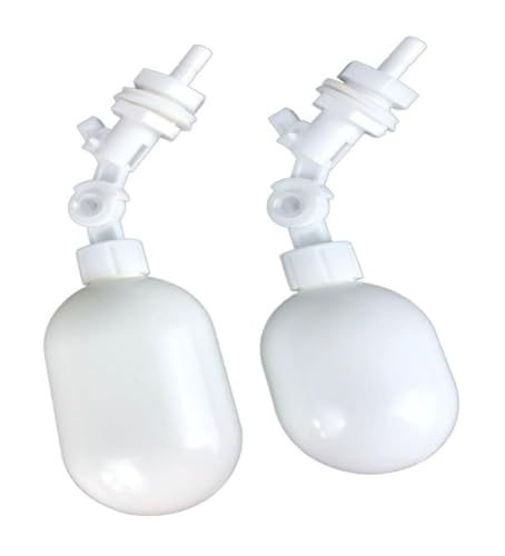 Válvula de bola de flotador automática for de agua RO, ósmosis inversa, tanque de peces, acuario, control de nivel de agua ajustable de 1/4 de pulgada, válvula de alimentación de llenado y cierre