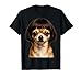 Funny Chihuahua Bob Hair Dog Cute Portrait T-Shirt