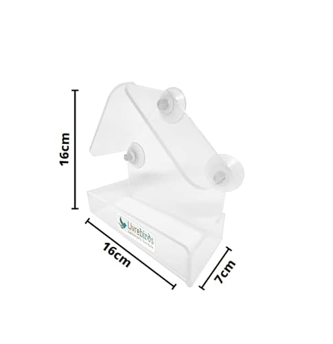 Livre Birds Alimentador Crystal Com Ventosamt513