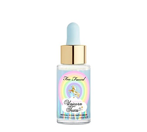 New Too Faced Mystical Highlighter Drops! Bottle Of Unicorn Tears! For Radiant Sparkle On Your Eyes And Face! Can Be Mixed With Foundation And Moisturizer Or Worn Alone For A Stand-Out Highlight!