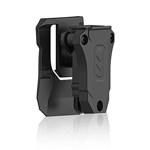 efluky Portacargador Solo Funda para Pistola Cargador Bolsa Universal Portacargador Doble para H&K USP FS/Compact 9mm/.40/Beretta/Golck 17 19/CZ 75/Walther P99/Sig Sauer p226, Paddle 360°Adjustable