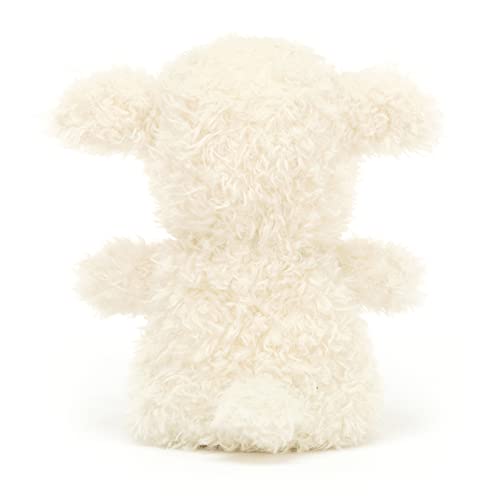 Image of Jellycat Little Lamb Stuffed Animal, 7 inches - Lamb and Sheep Plush Toy - Classic Children's Gift
