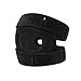 CHYLMAPHEN 2pcs Knee Brace Adjustable Soft Protect Band Breathable Sports Knee Brace Knee Uncomfortable for Volleyball Football Dance Yoga Tennis Running(Black,L)