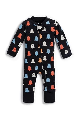 Image of MONICA + ANDY One Piece Baby Pajamas, 100% Organic Baby Clothes for Girls and Boys, Sizes For Newborn and Infant