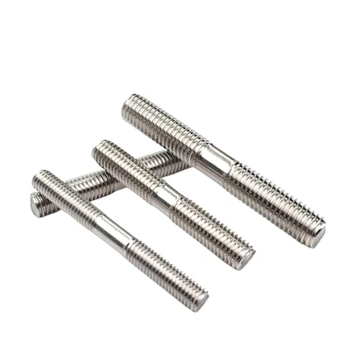 Tige filetée double inox 316 M10 goujon fileté 90mm pour ancrage et assemblage
