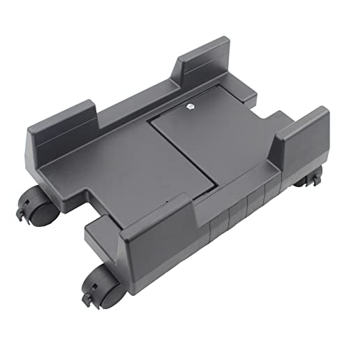 Soporte móvil ajustable para CPU con ruedas giratorias, soporte para torre de computadora, base para PC de piso, compatible con torres estándar y gaming miniatura 1