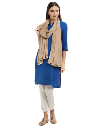 Image of Morrio Chiffon Solid Dupatta For Women