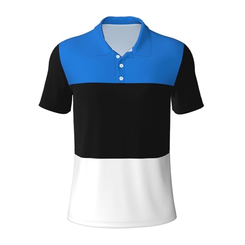 Chemise homme Estonie manches courtes idéale pour voyager et faire du sport
